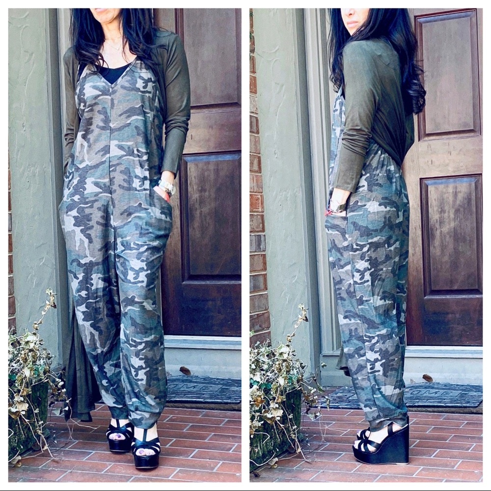 ✨LAST ONE✨Camouflage tank jumpsuit - Picture 3 of 7